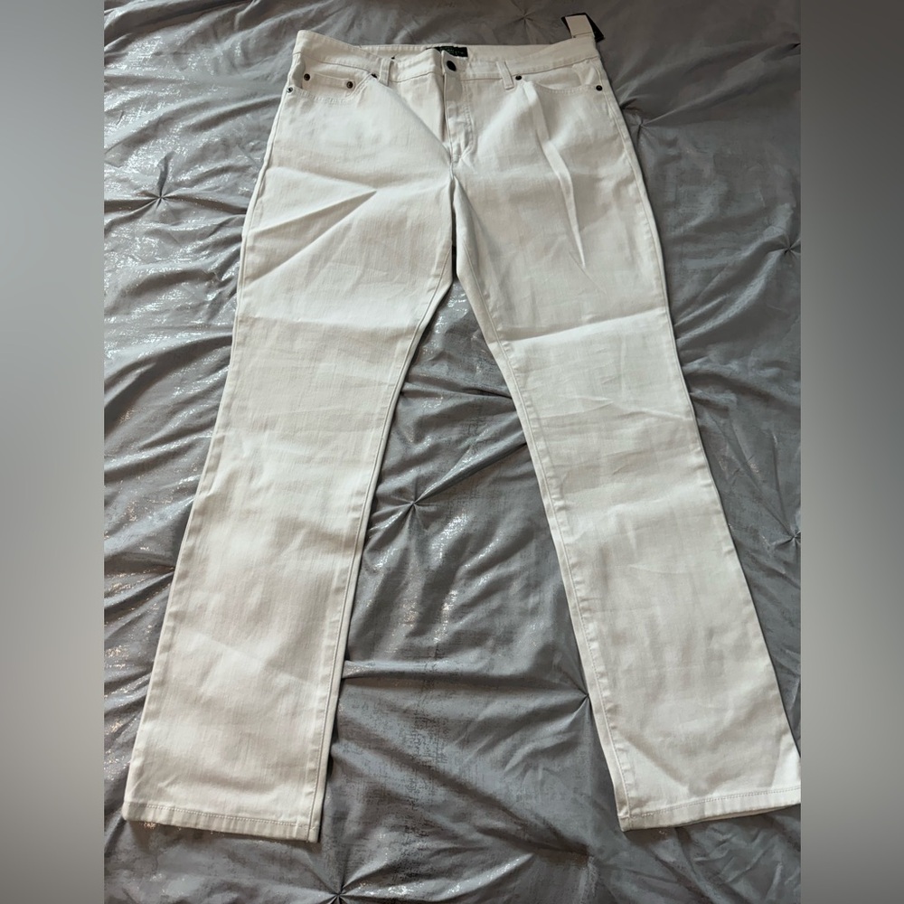 Ralph Lauren white jeans